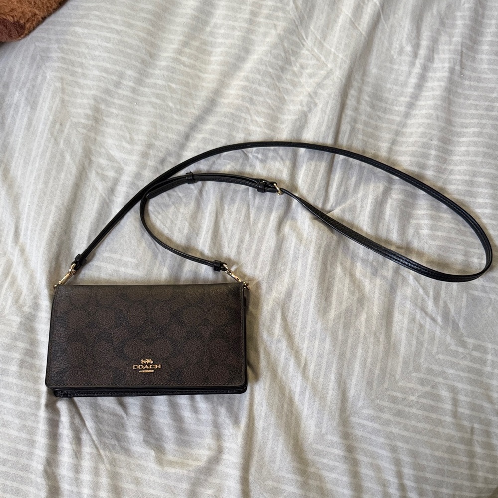 Coach Anna Fold over Clutch crossbody